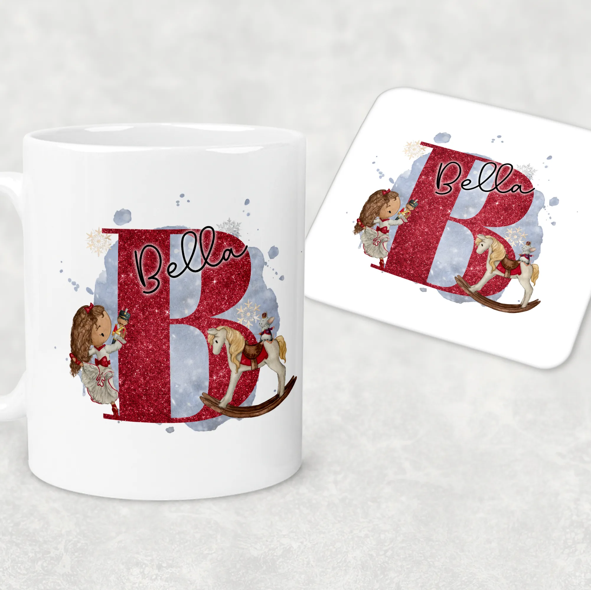 Christmas Ballet Dancer Personalised Christmas Eve Mug