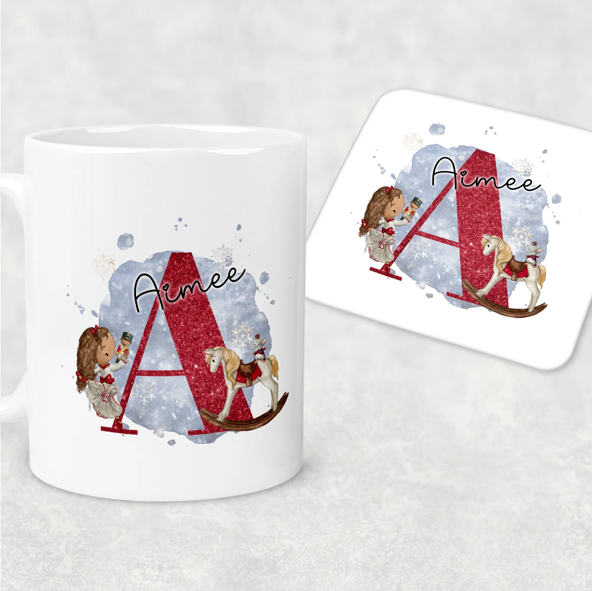 Christmas Ballet Dancer Personalised Christmas Eve Mug