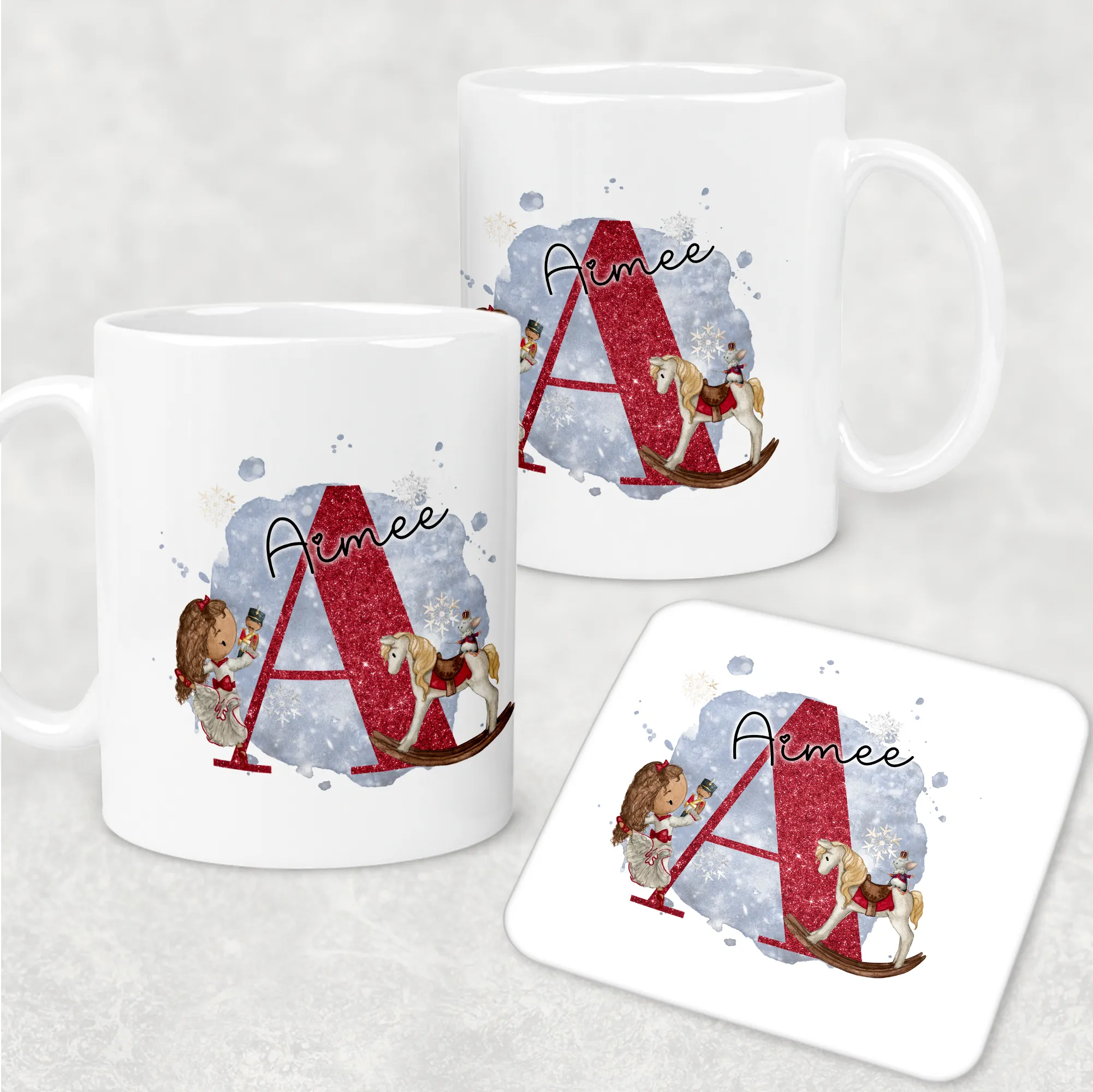 Christmas Ballet Dancer Personalised Christmas Eve Mug