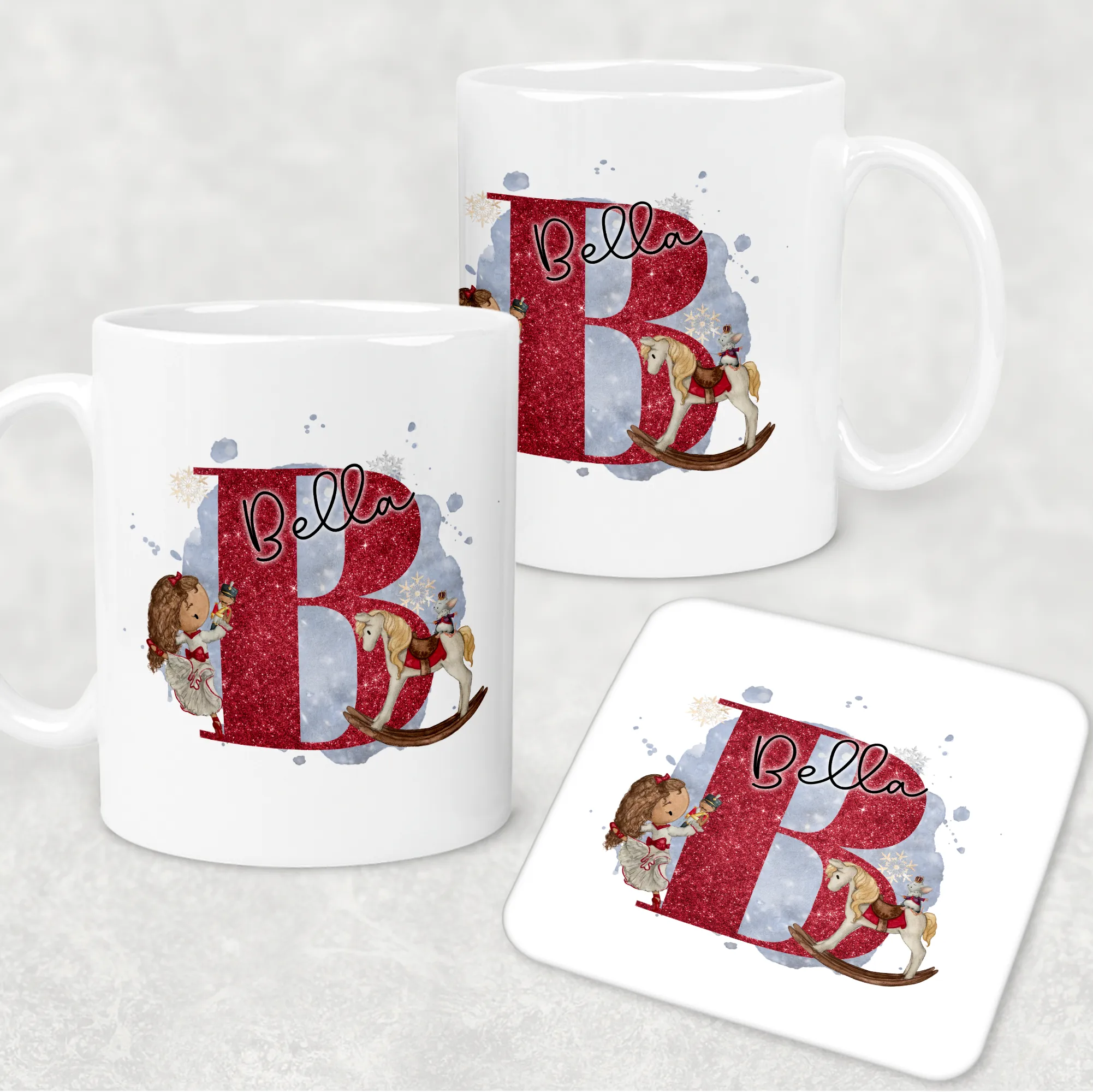 Christmas Ballet Dancer Personalised Christmas Eve Mug