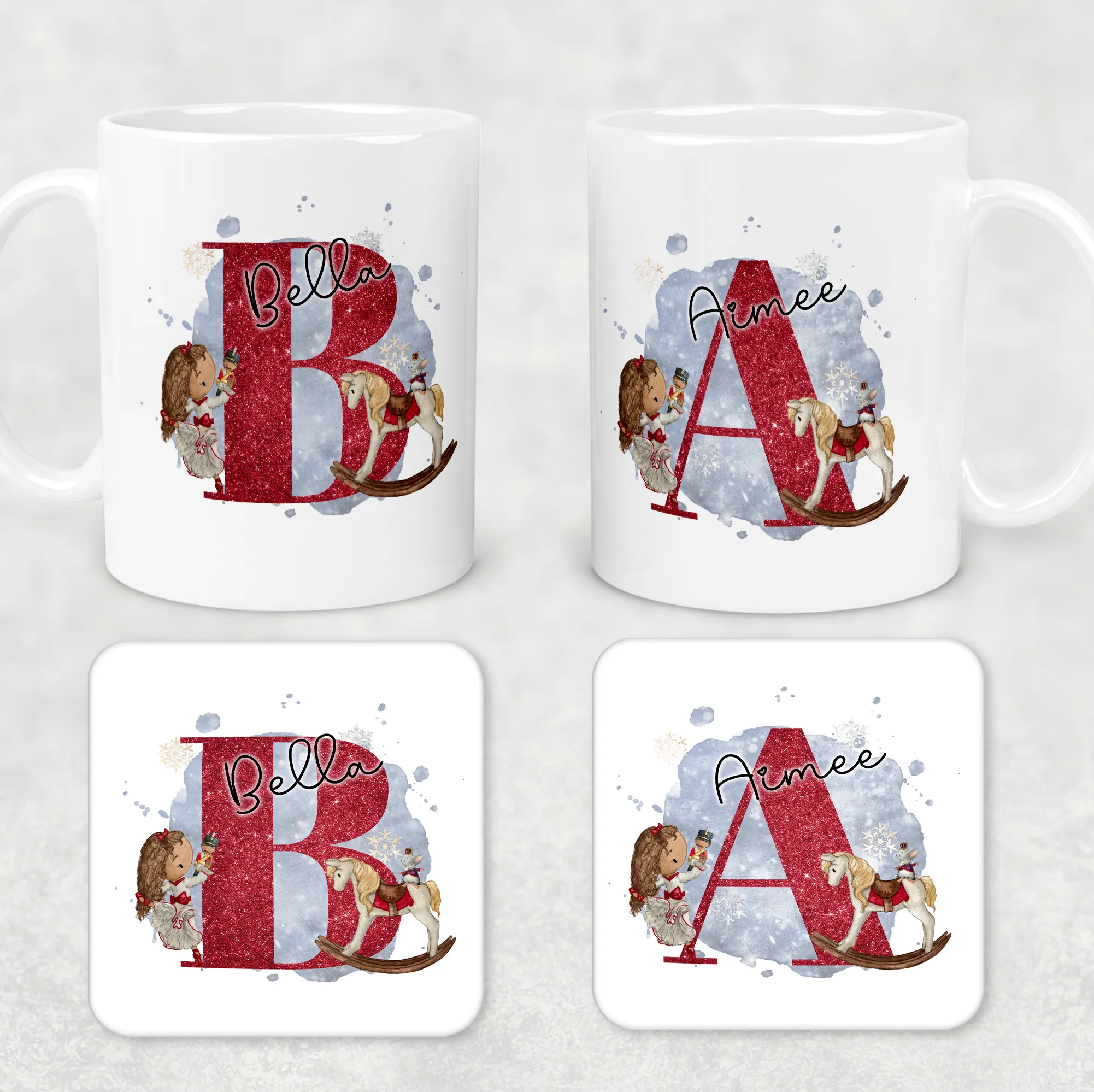 Christmas Ballet Dancer Personalised Christmas Eve Mug