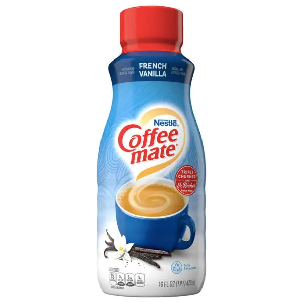 Coffee Mate French Vanilla Coffee Creamer, 16 fl oz