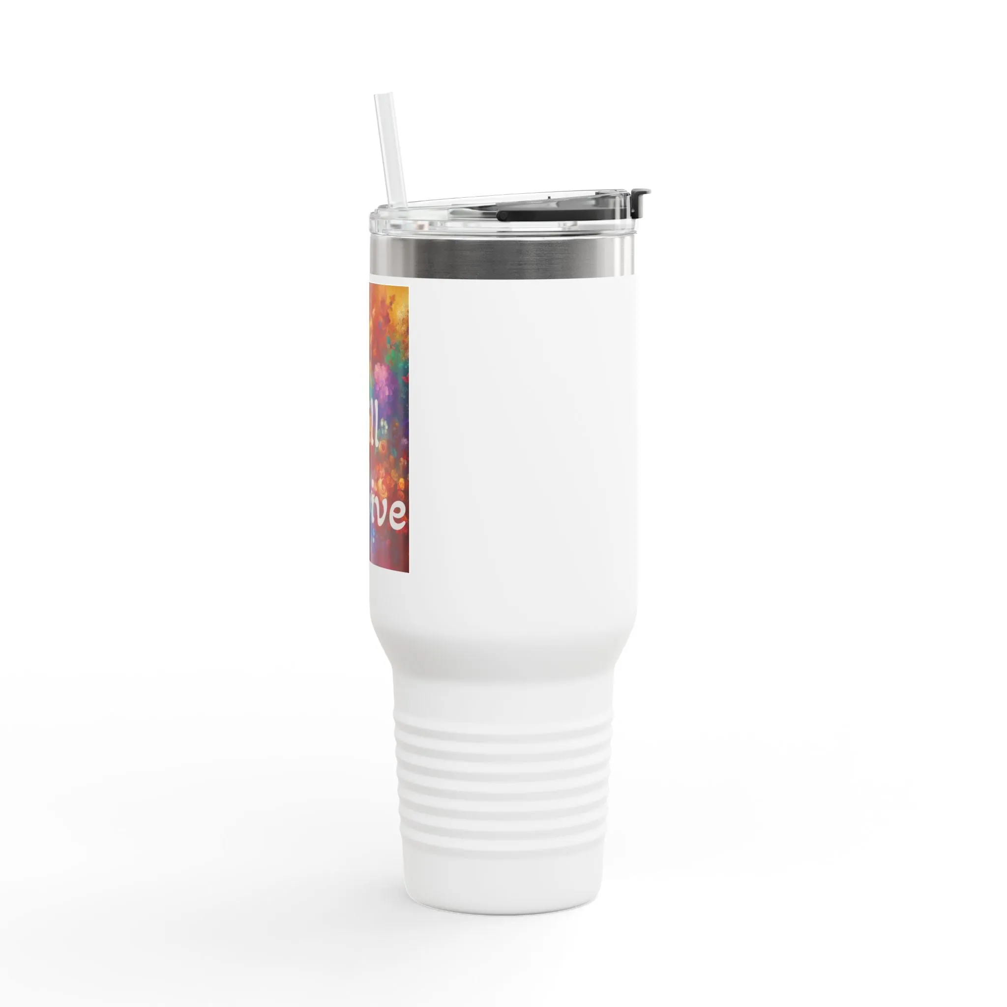 Colorful Insulated Travel Mug - 40oz You Will Survive