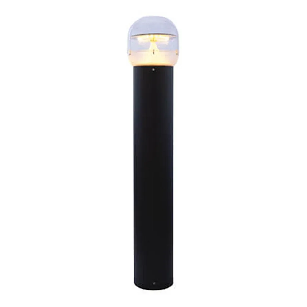 Commercial Solar LED Bollard Light in Dark Grey