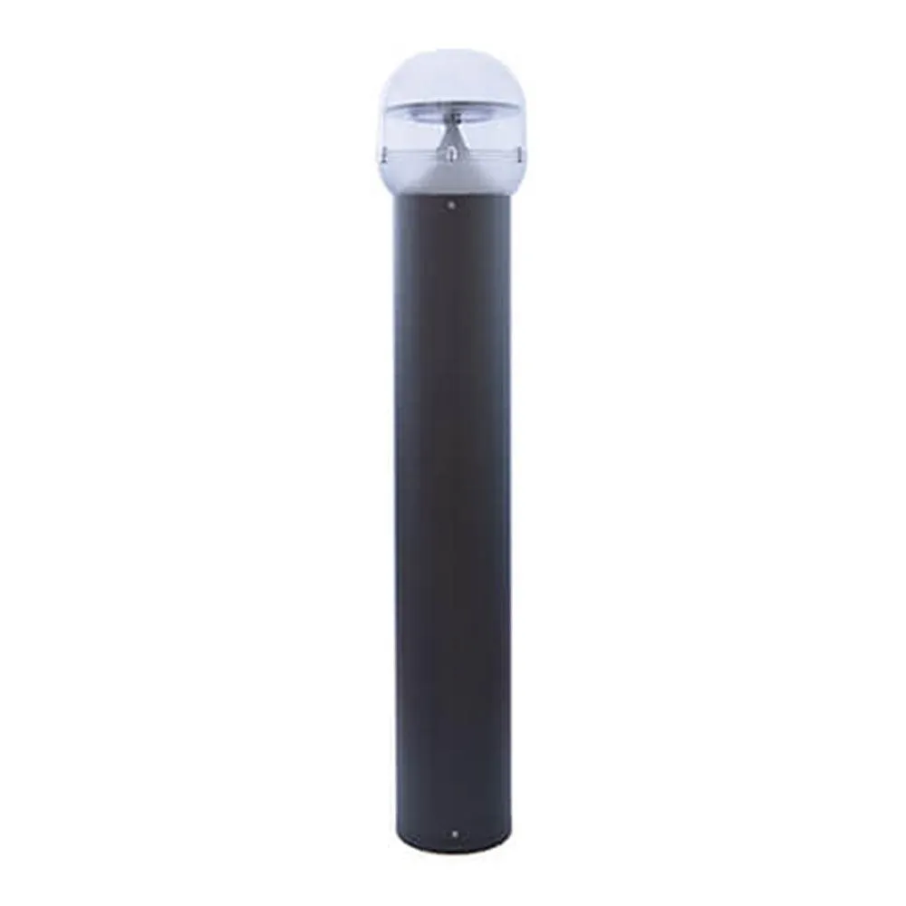 Commercial Solar LED Bollard Light in Dark Grey