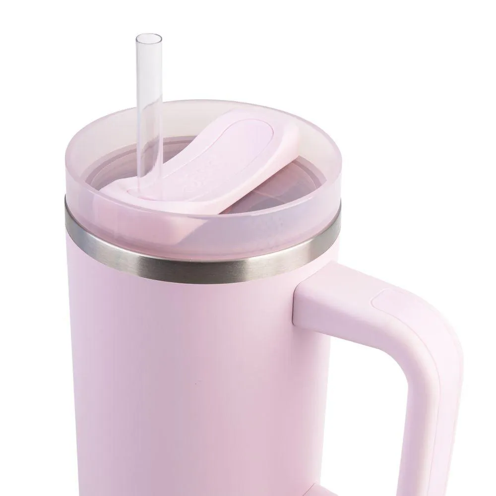 Commuter 1.2L Insulated Tumbler with Straw Pink Lemonade