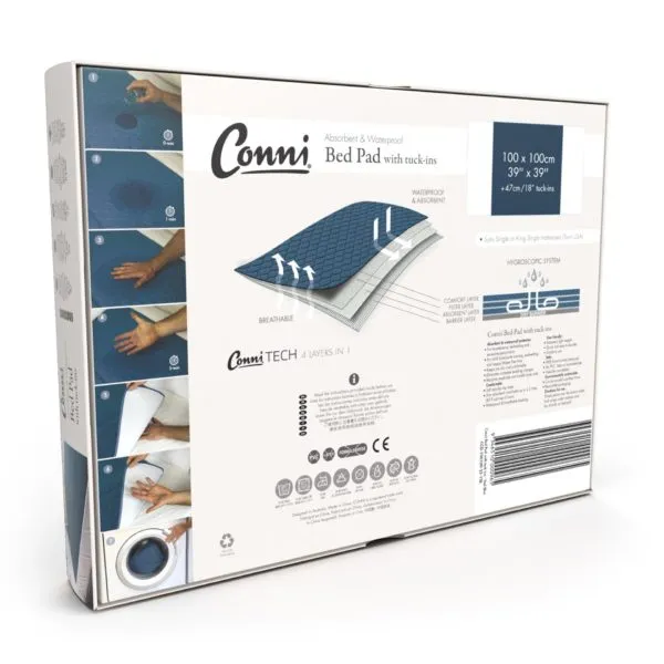 Conni Max Bed Pad with Tuck-In