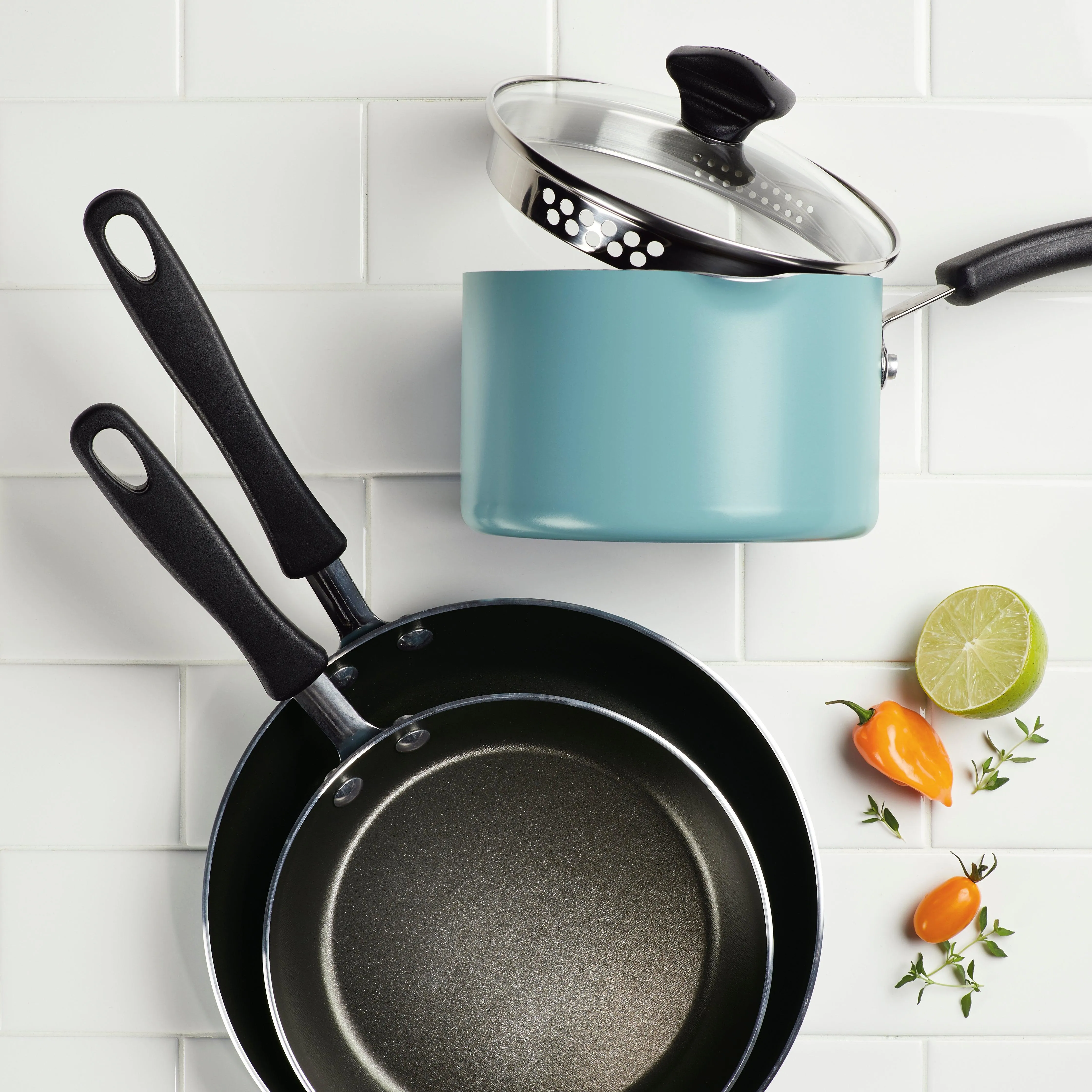 Cookstart 8.25" & 10" Frying Pan Set