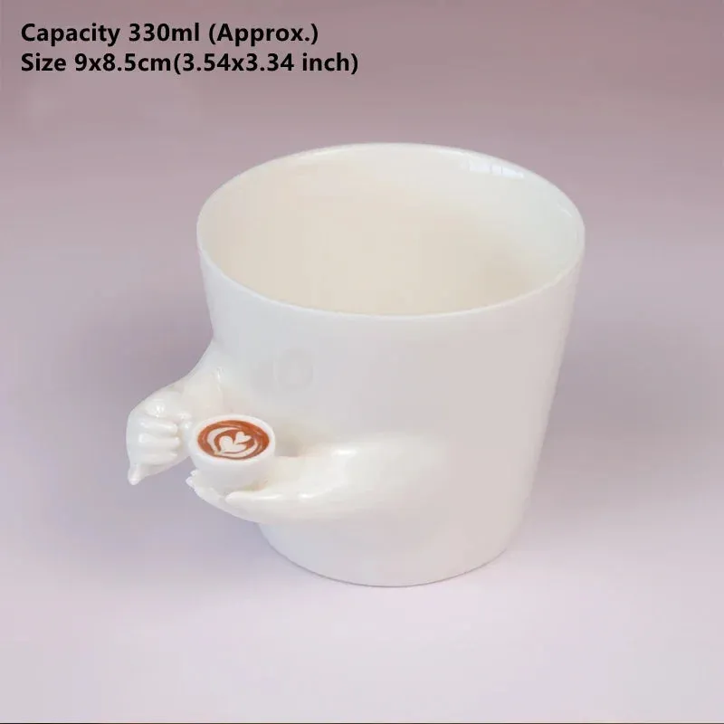 Cute Mug-in-Mug Korean Style Coffee Cup