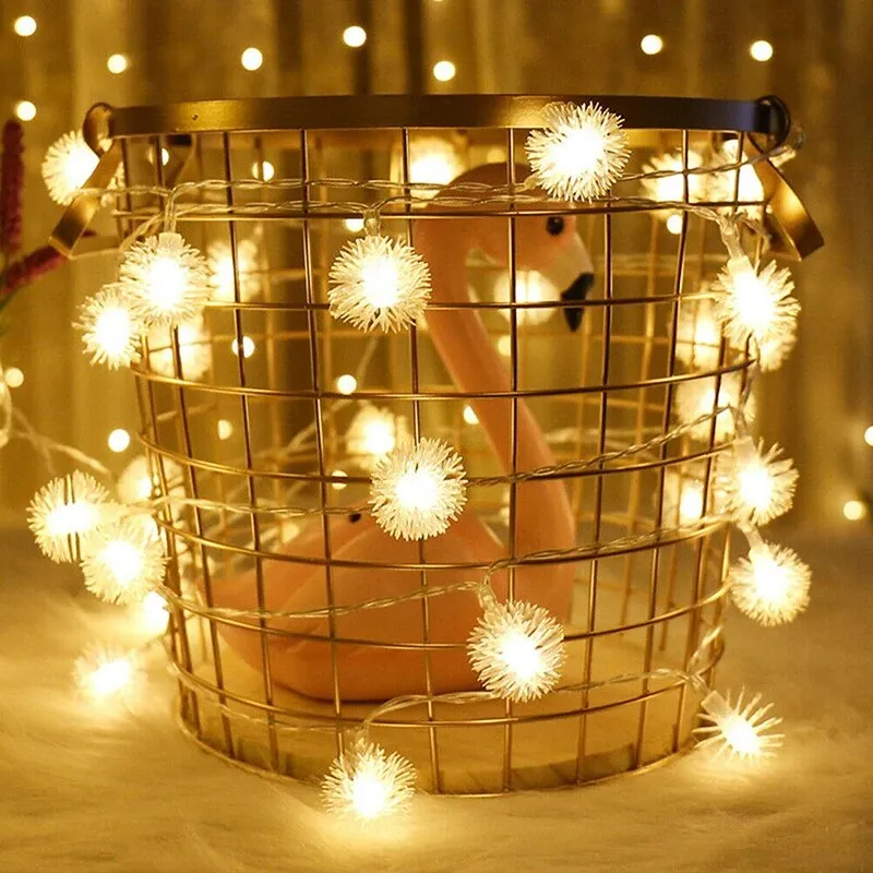 Dandelion string light LED battery light garden terrace party holiday decoration light string