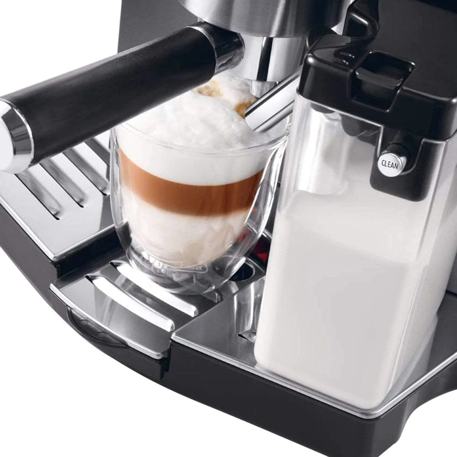 De'Longhi Pump Espresso with Simple Touch Milk Carafe EC850.M