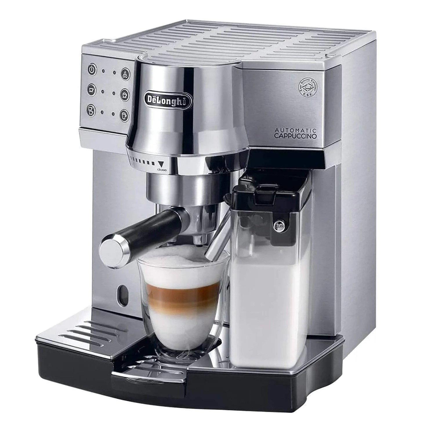 De'Longhi Pump Espresso with Simple Touch Milk Carafe EC850.M