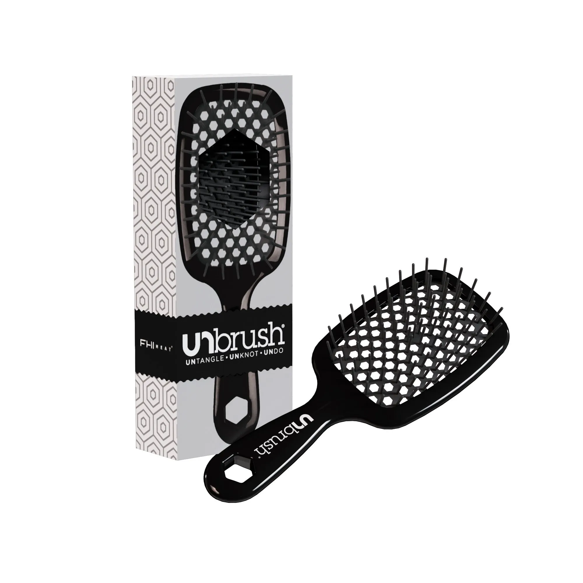 DETANGLING HAIR BRUSH - MIDNIGHT BLACK