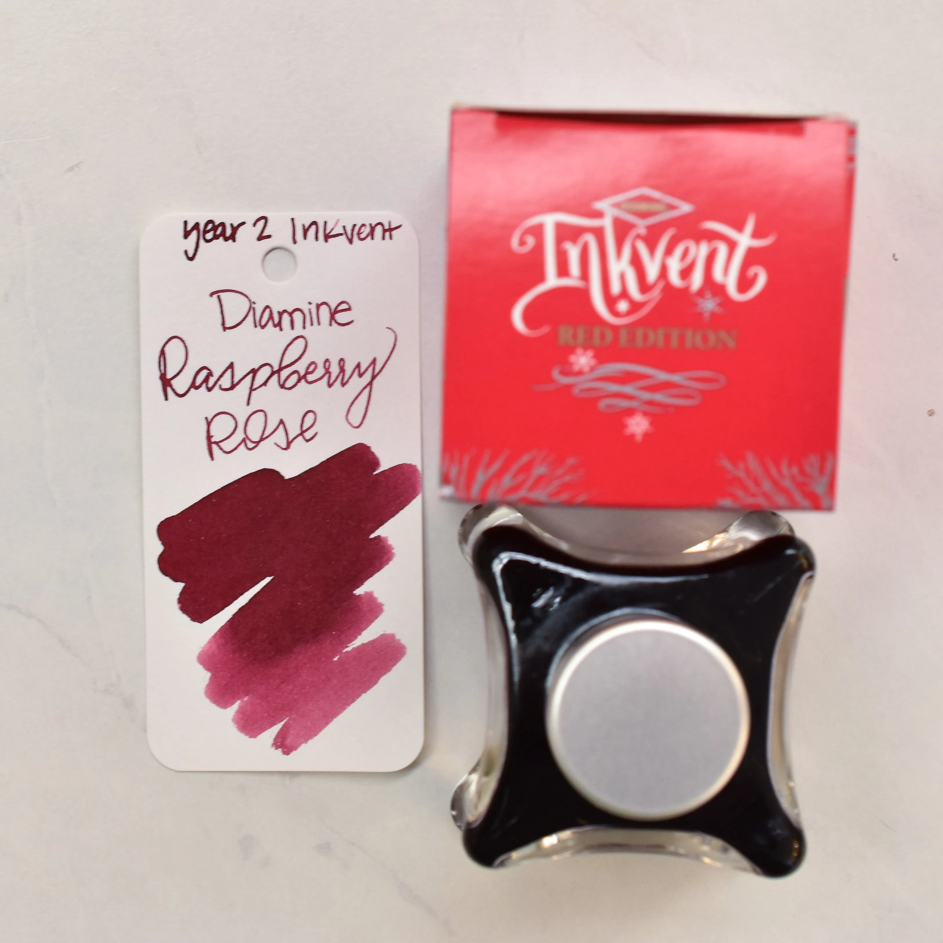 Diamine Inkvent Year 2 Raspberry Rose Ink Bottle