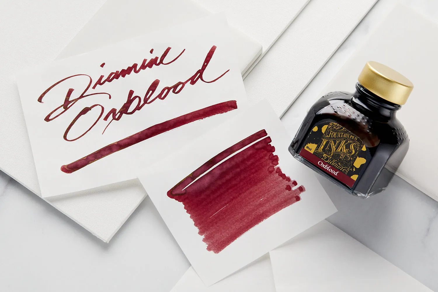 Diamine Oxblood - 80ml Bottled Ink