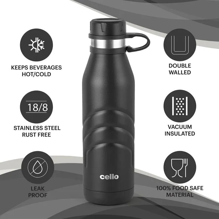 Duro Crown Flask, Vacusteel Water Bottle