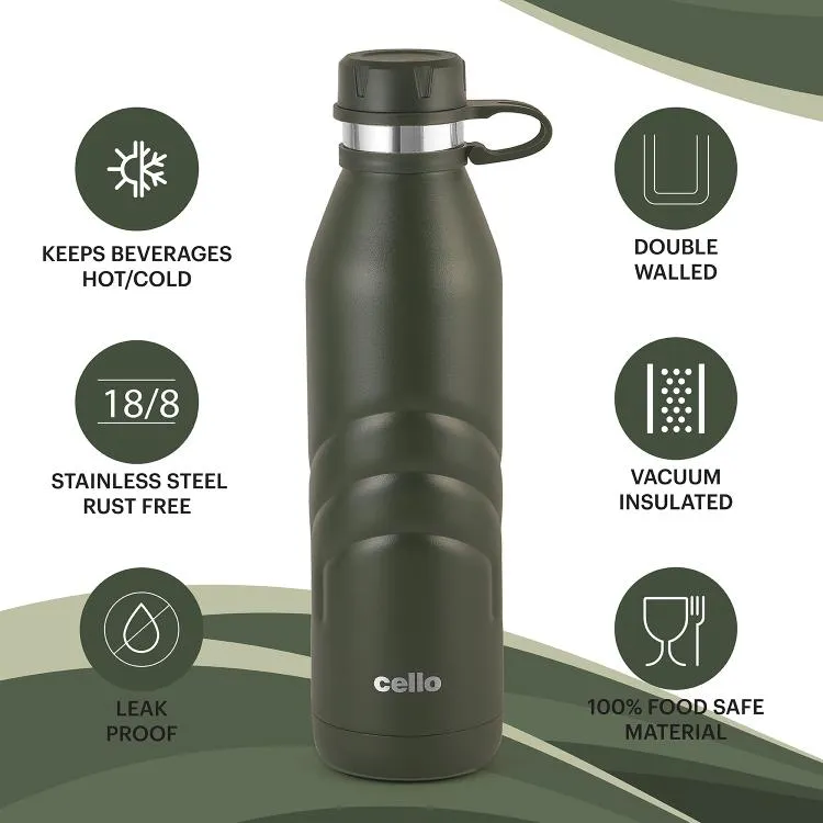 Duro Crown Flask, Vacusteel Water Bottle