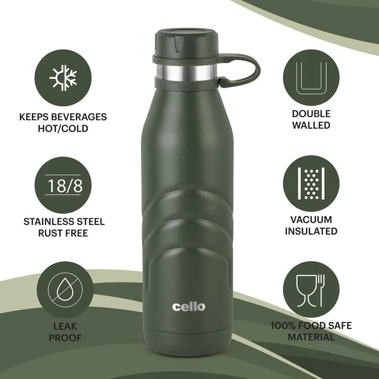 Duro Crown Flask, Vacusteel Water Bottle