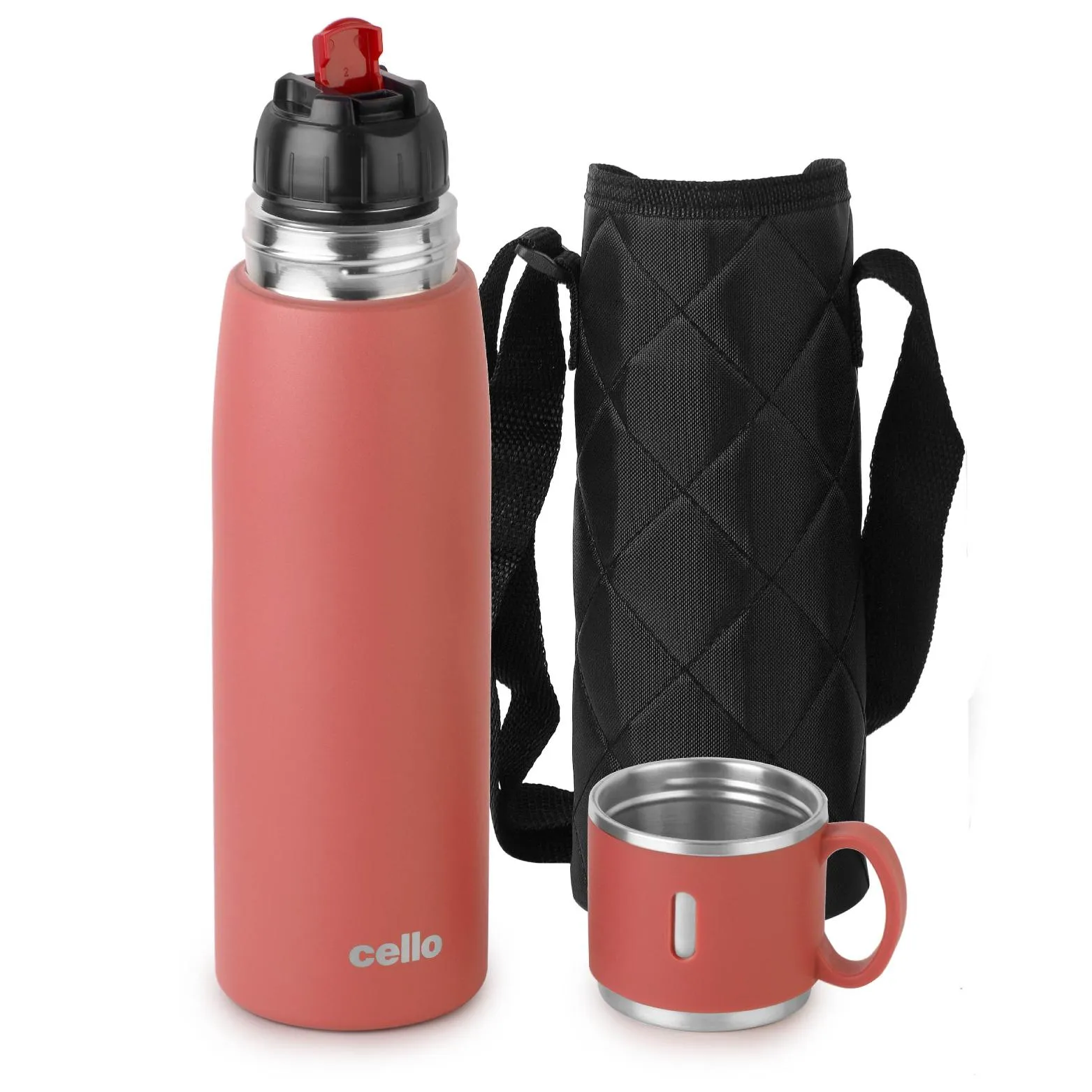 Duro Cup Style Flask, Vacusteel Water Bottle 750ml