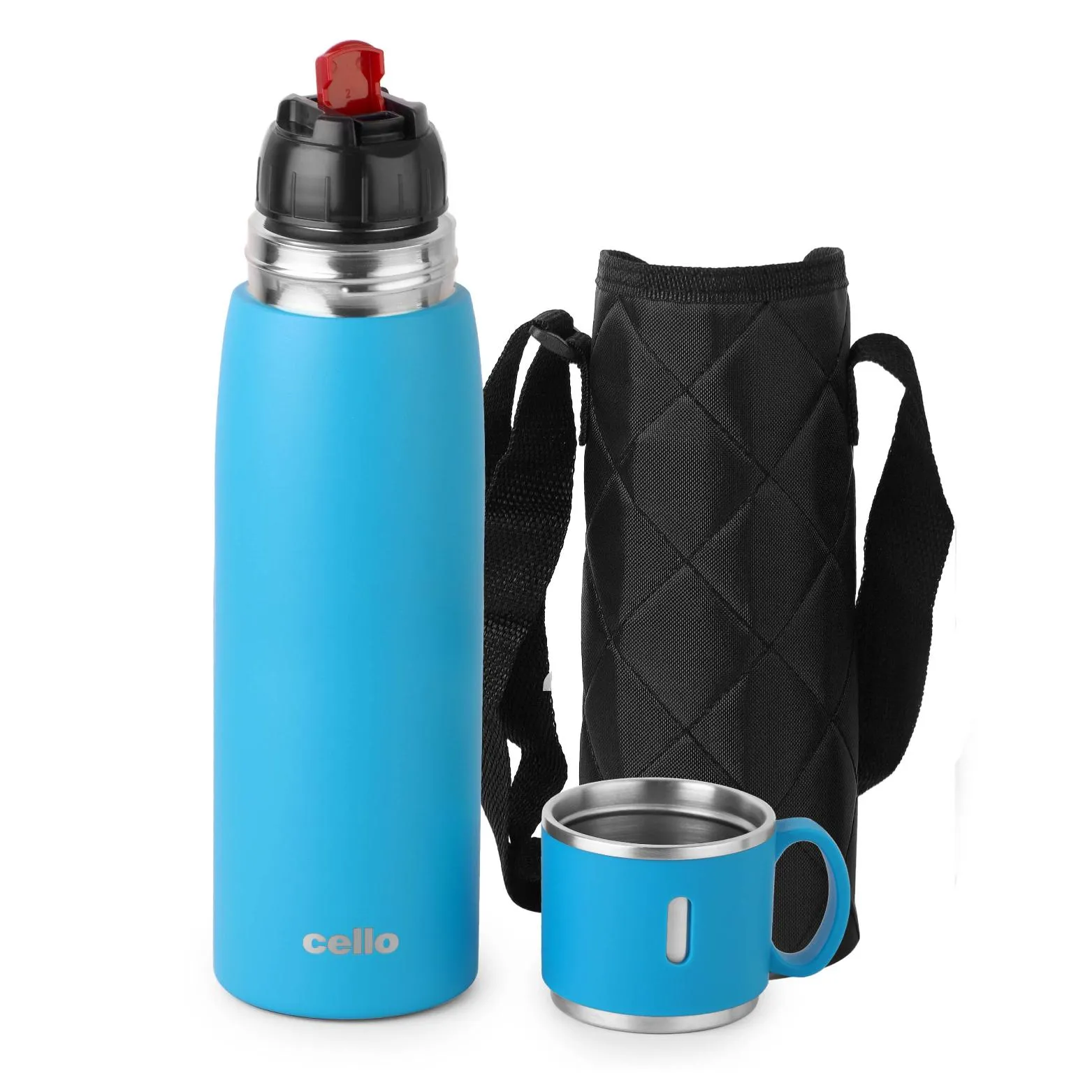 Duro Cup Style Flask, Vacusteel Water Bottle 750ml