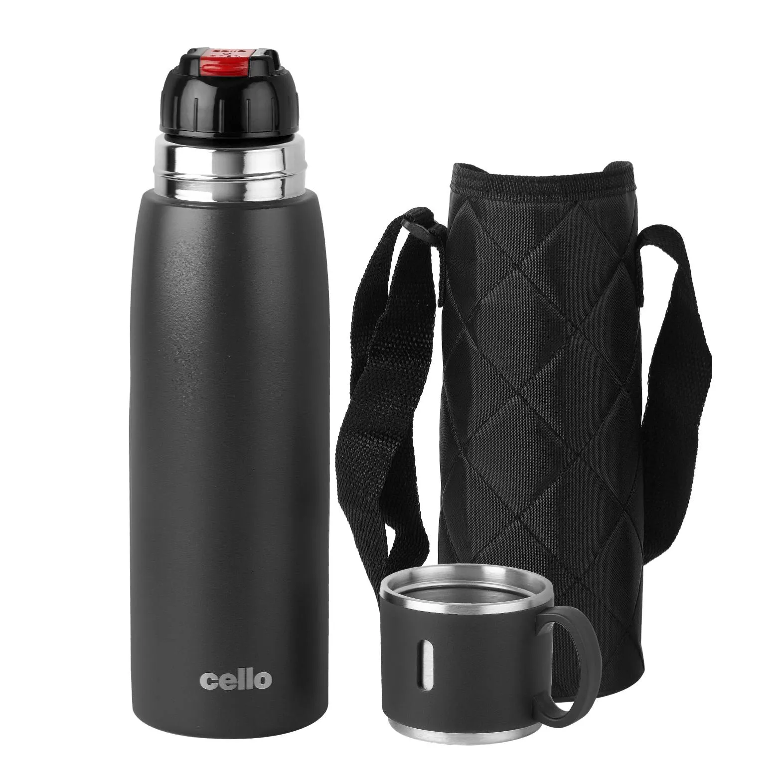 Duro Cup Style Flask, Vacusteel Water Bottle 750ml