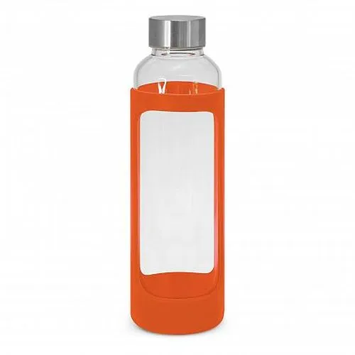 Eden 600ml Glass Drink Bottle With Silicone Sleeve