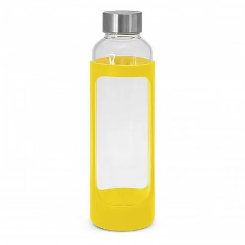 Eden 600ml Glass Drink Bottle With Silicone Sleeve