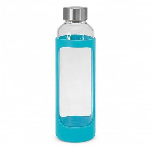 Eden 600ml Glass Drink Bottle With Silicone Sleeve