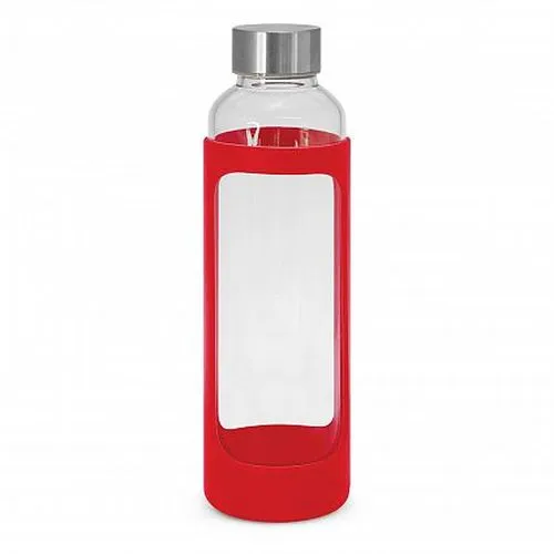 Eden 600ml Glass Drink Bottle With Silicone Sleeve