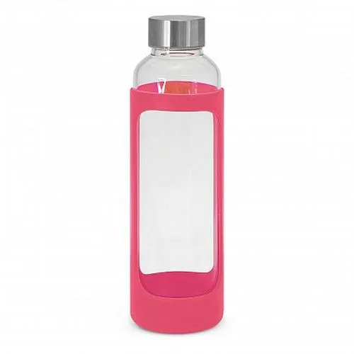 Eden 600ml Glass Drink Bottle With Silicone Sleeve