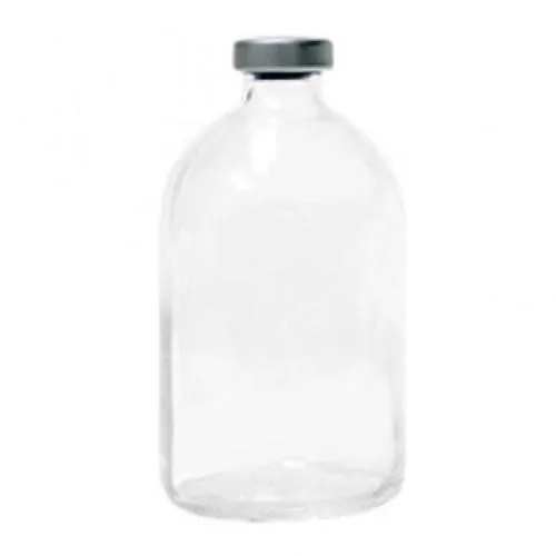 Empty Glass Vial, Sterile, 100mL Clear, 25/tray