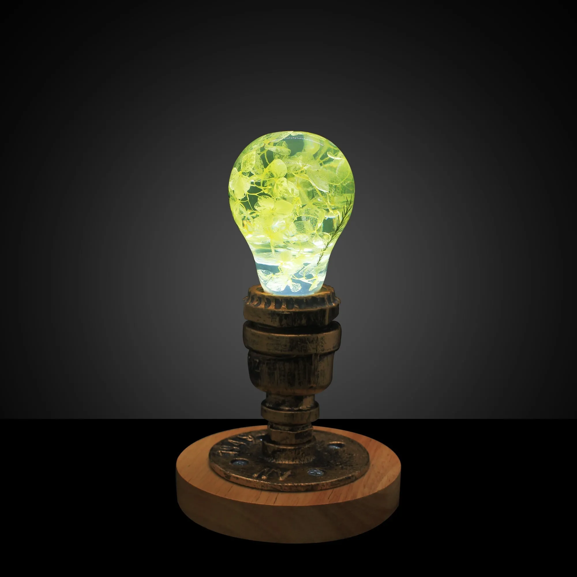 EP LIGHT  - Yellow Hydrangea Decorative Light Bulb