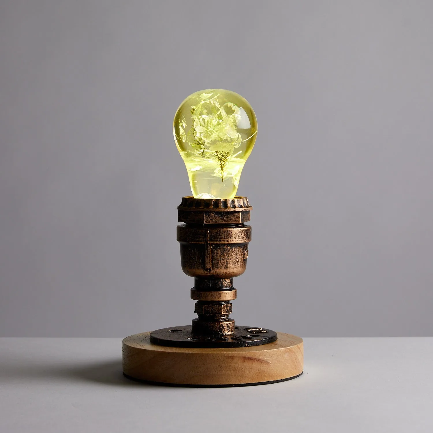 EP LIGHT  - Yellow Hydrangea Decorative Light Bulb