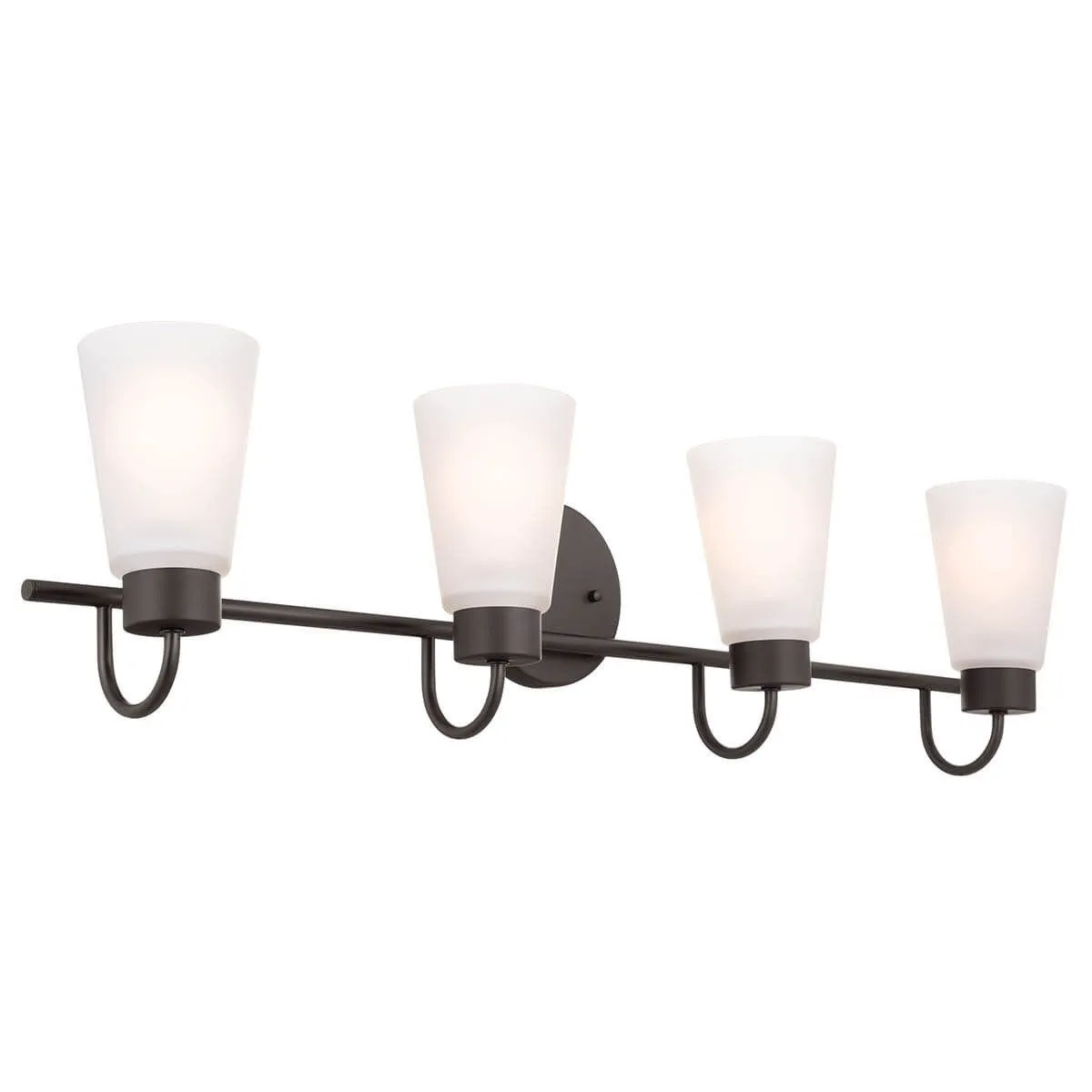 Erma 33 in. 4 Lights Vanity Light Old Bronze finish