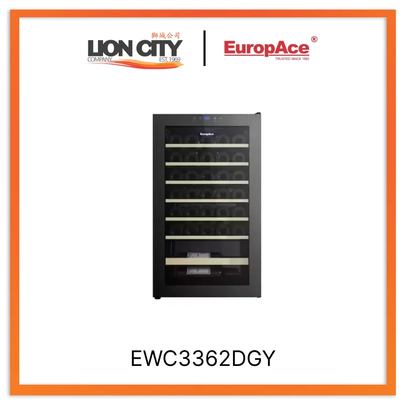 Europace EWC3362DGY 36 Bottles Wine Cooler