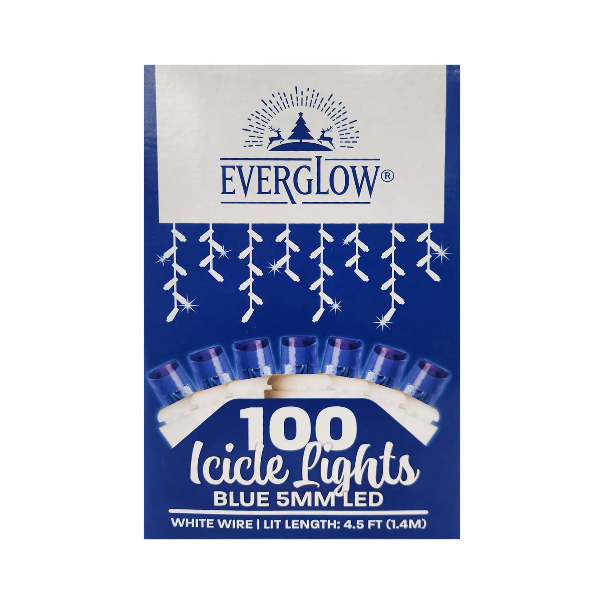 Everglow 100 Icicle Lights 5MM LED