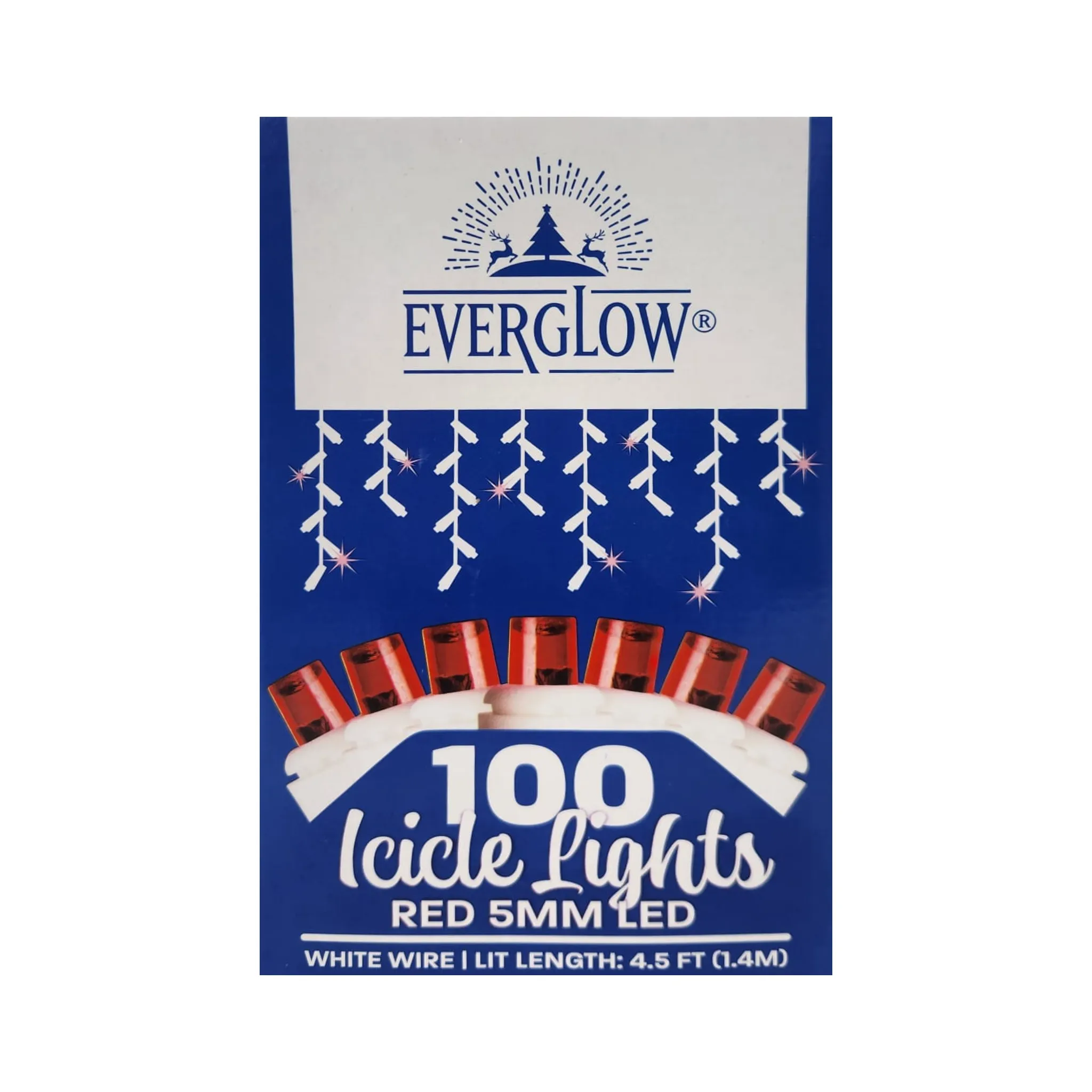 Everglow 100 Icicle Lights 5MM LED