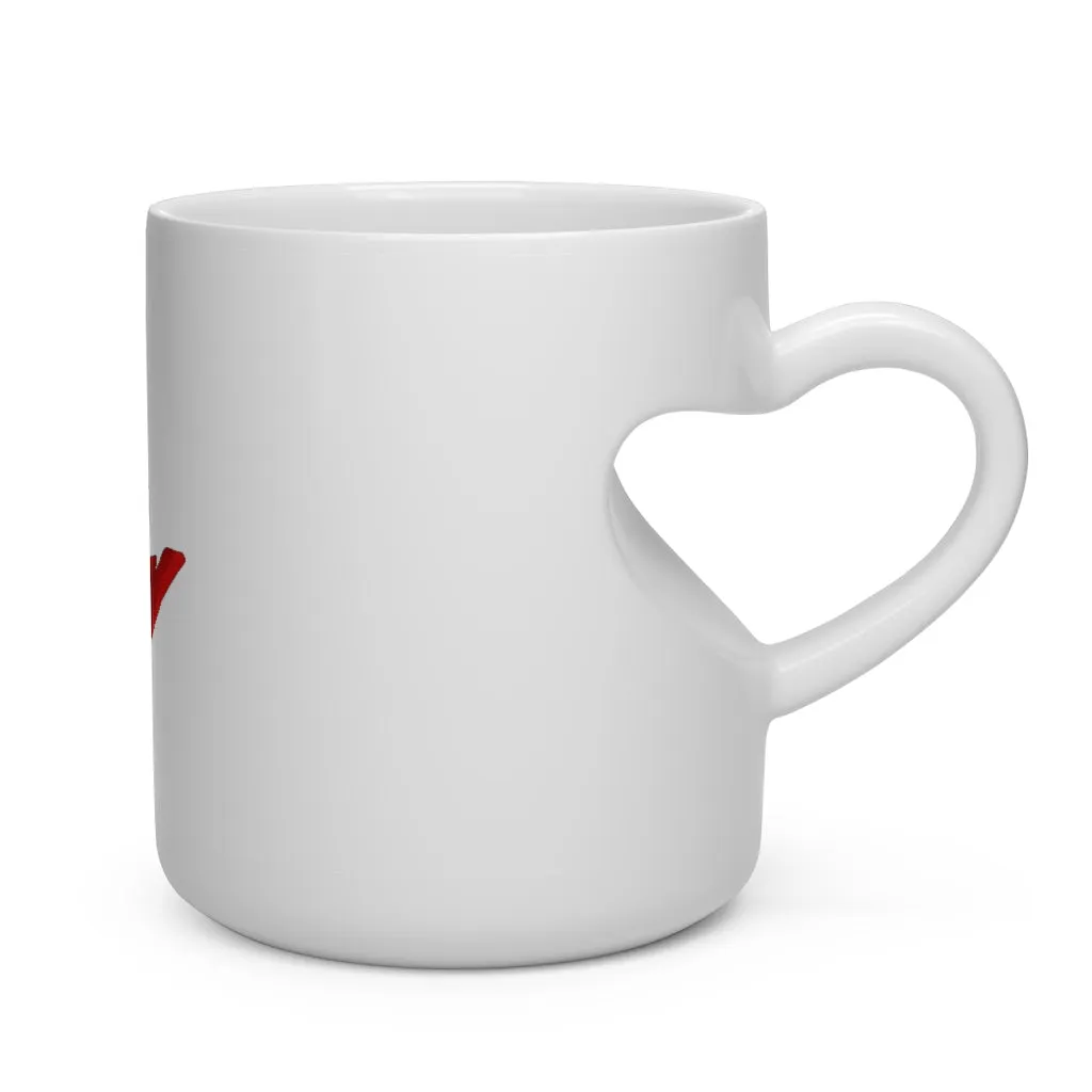 Faulkoneir Heart Shape Mug