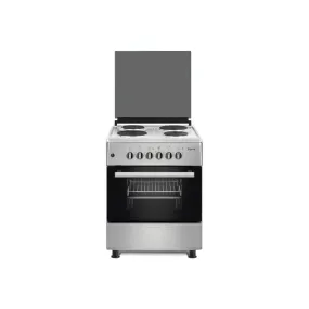 Ferre 60Cm 4 Electric Burner Electric Oven - Inox Silver