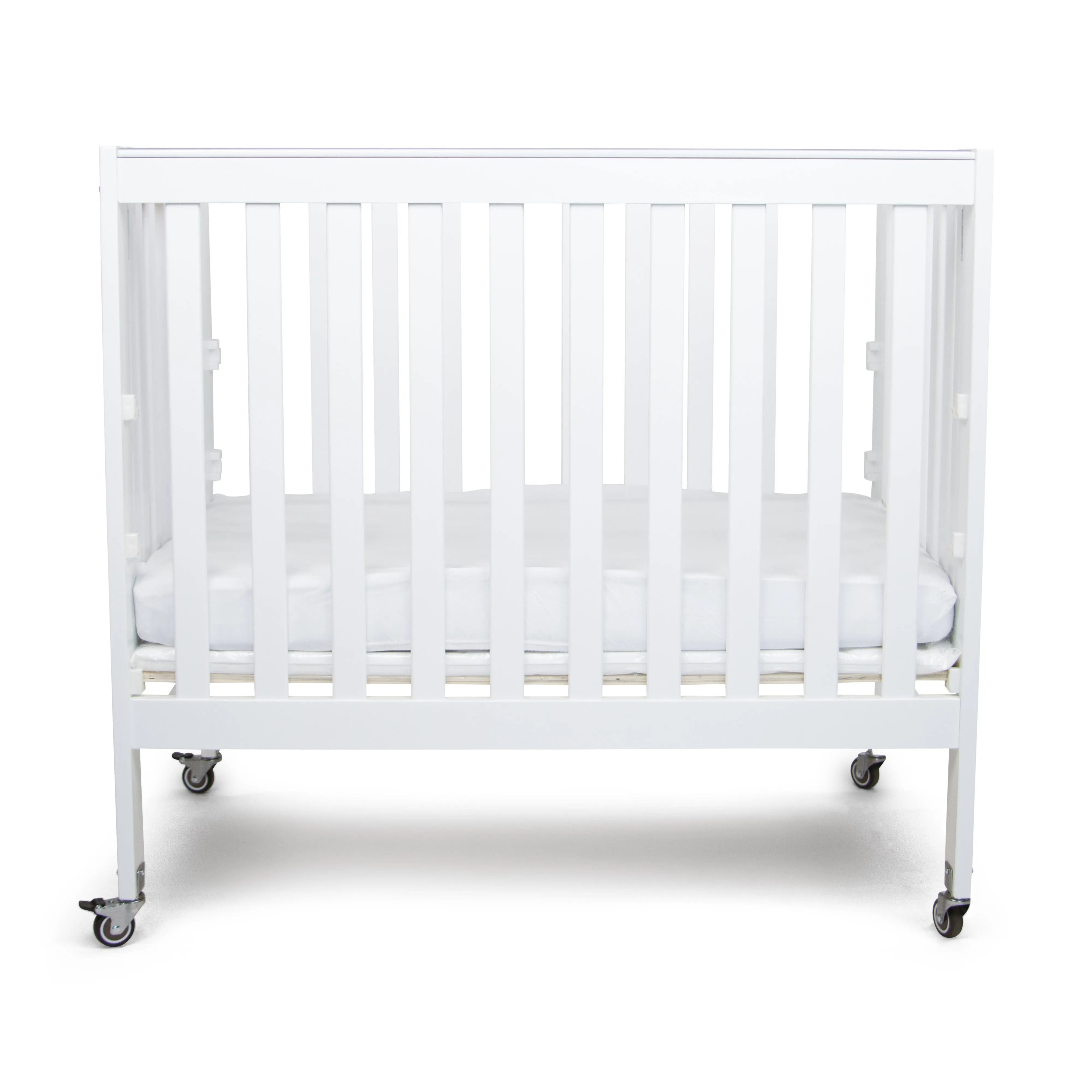 First Essentials Ruby Flat Top Portable Mini Crib