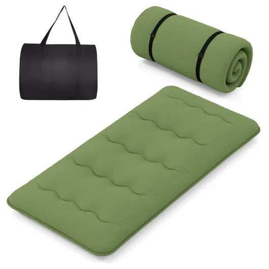 Floor Mattress with Washable Cover and Carry Bag-Twin Size