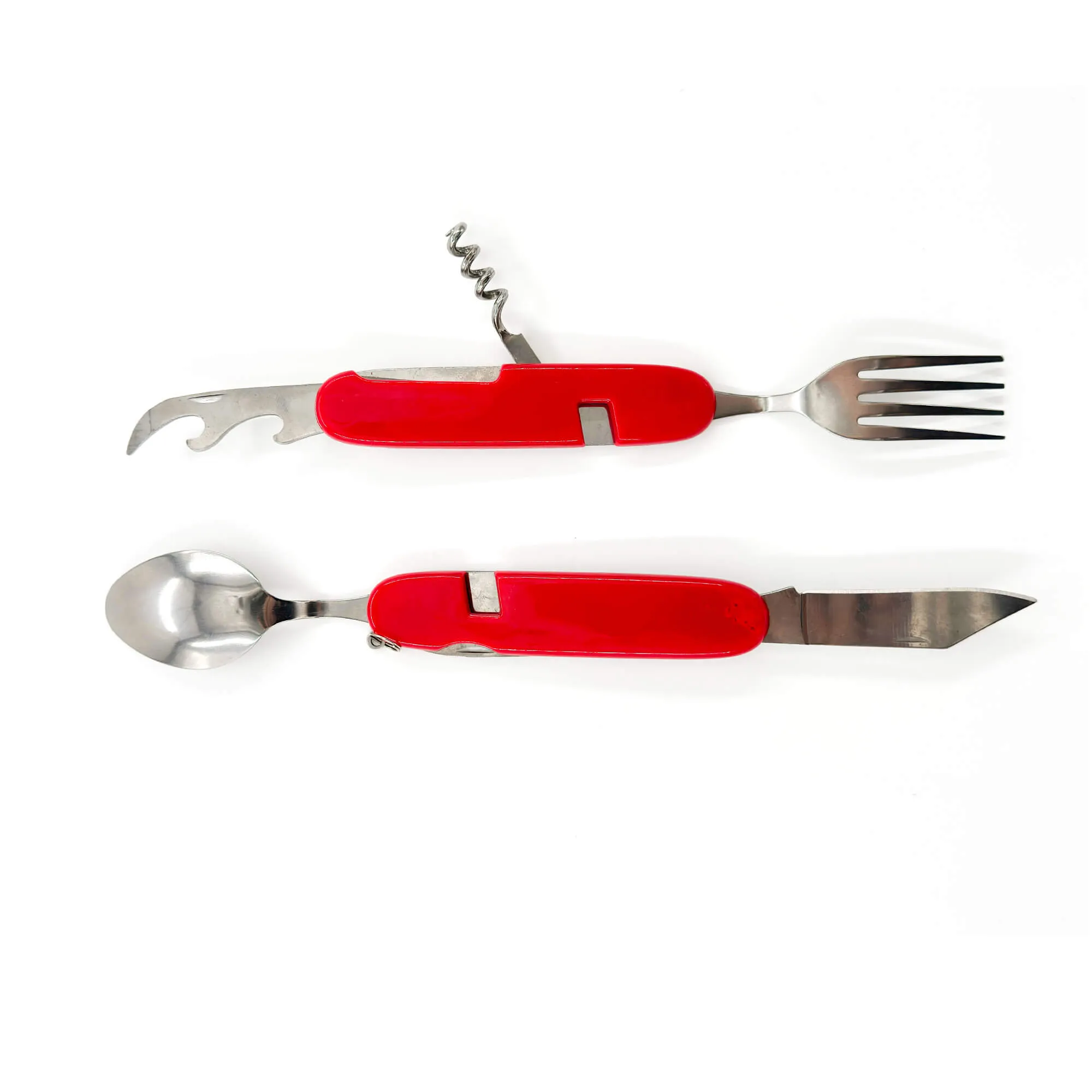 Foldable Camping Fork Spoon Knife Set