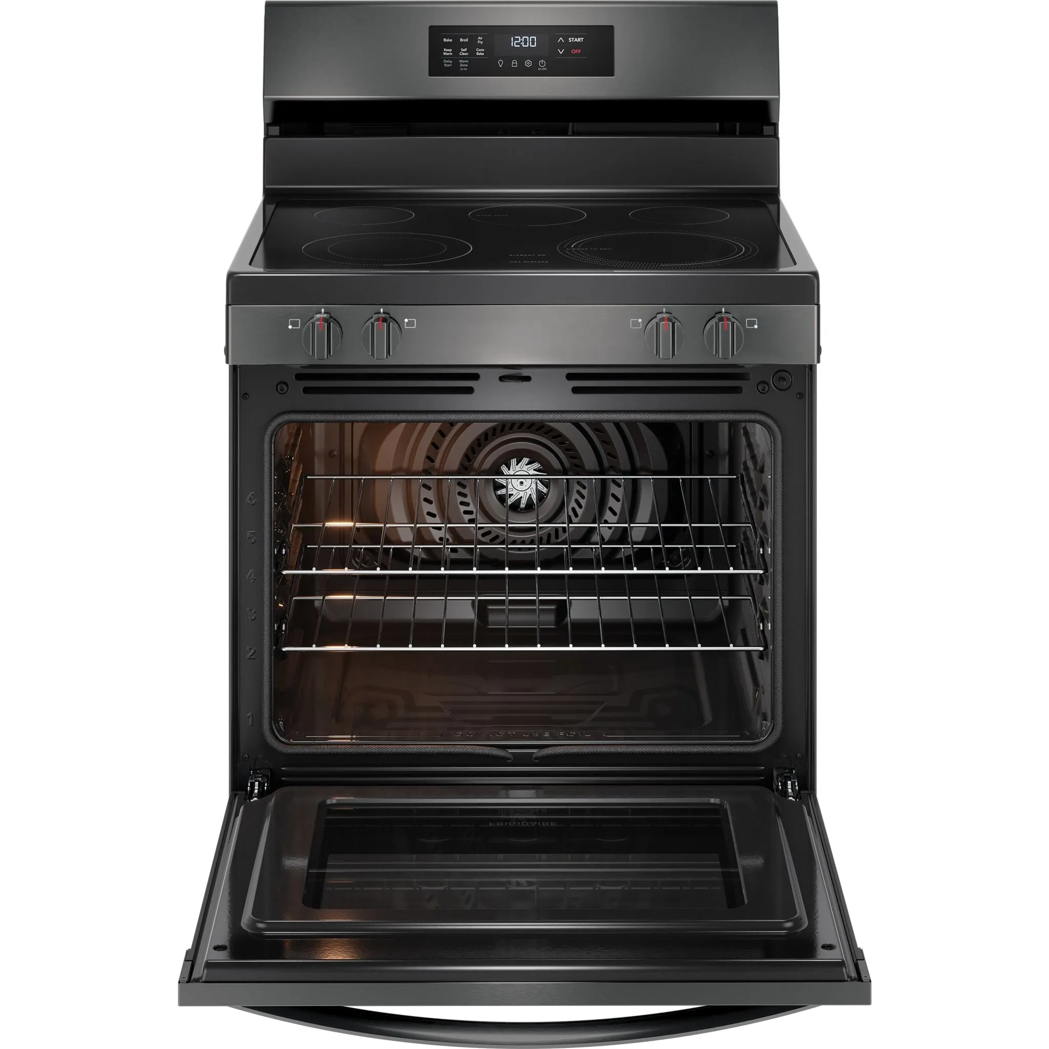 Frigidaire Fan Convection Range (FCRE308CAD) - Black Stainless Steel