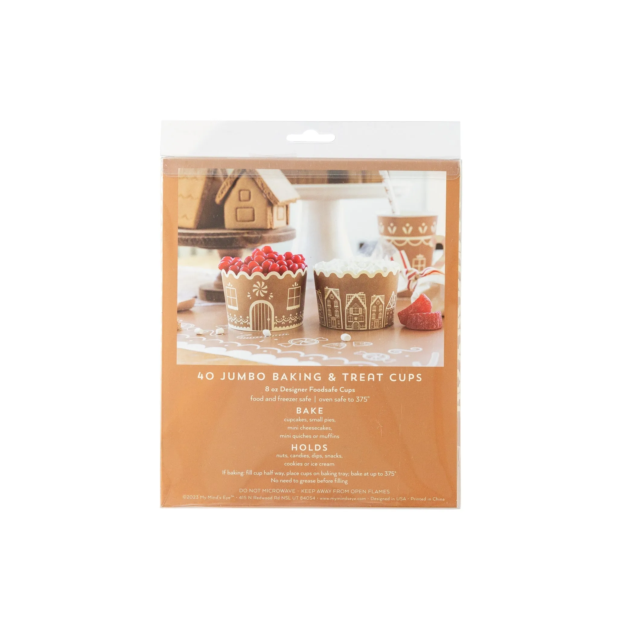 GBD1015 - Gingerbread JUMBO Food Cups