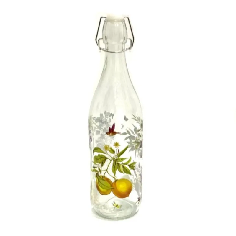 Glass Flip Top Bottle