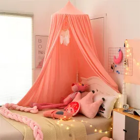 Hanging Tent Canopy | Salmon Pink