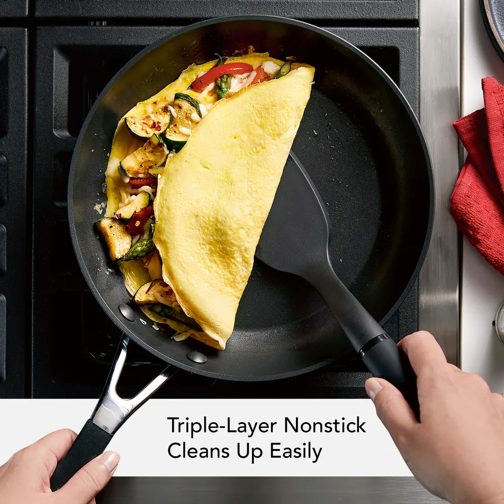 Hard-Anodized Nonstick 2-Piece Frying Pan Set