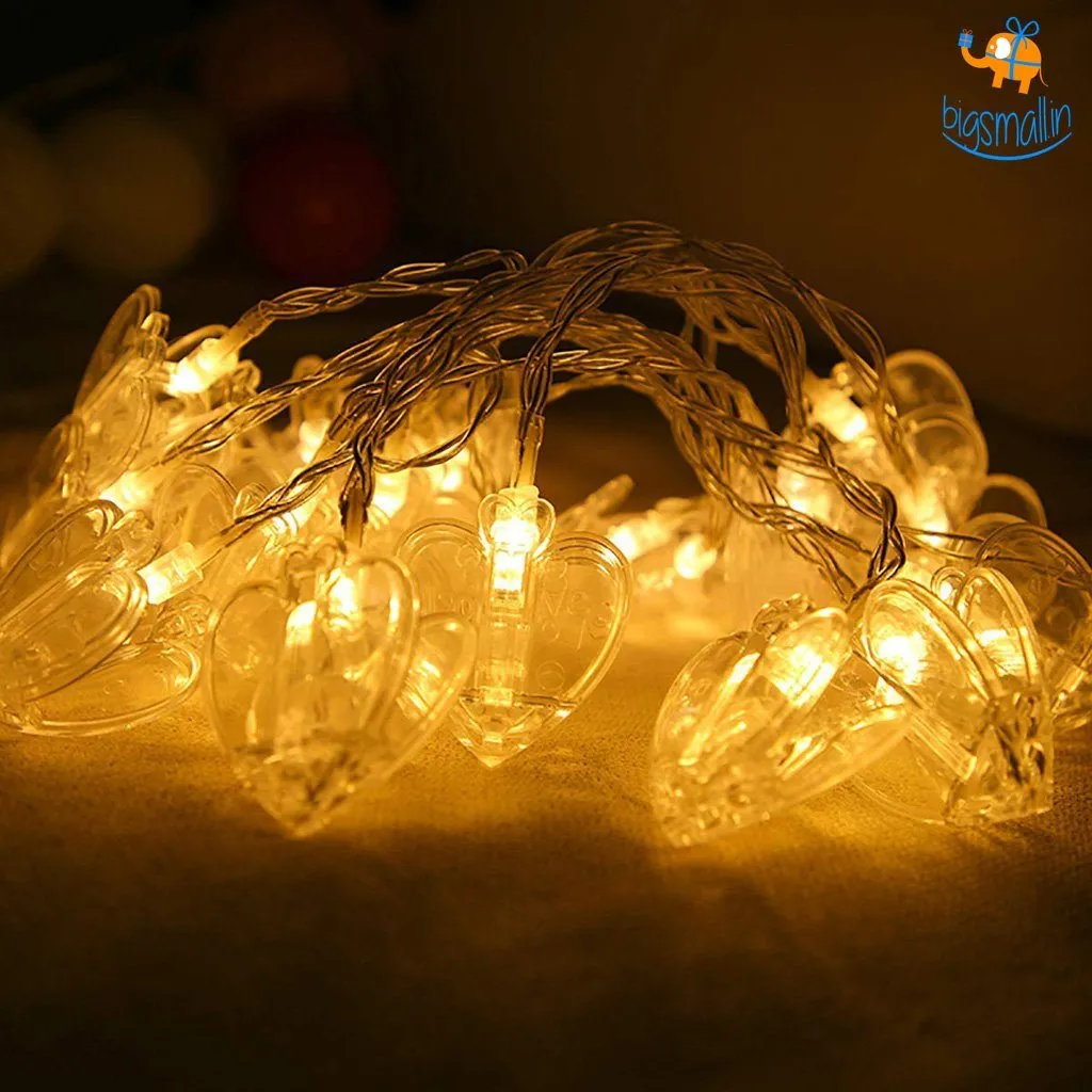 Heart Clip LED String Lights