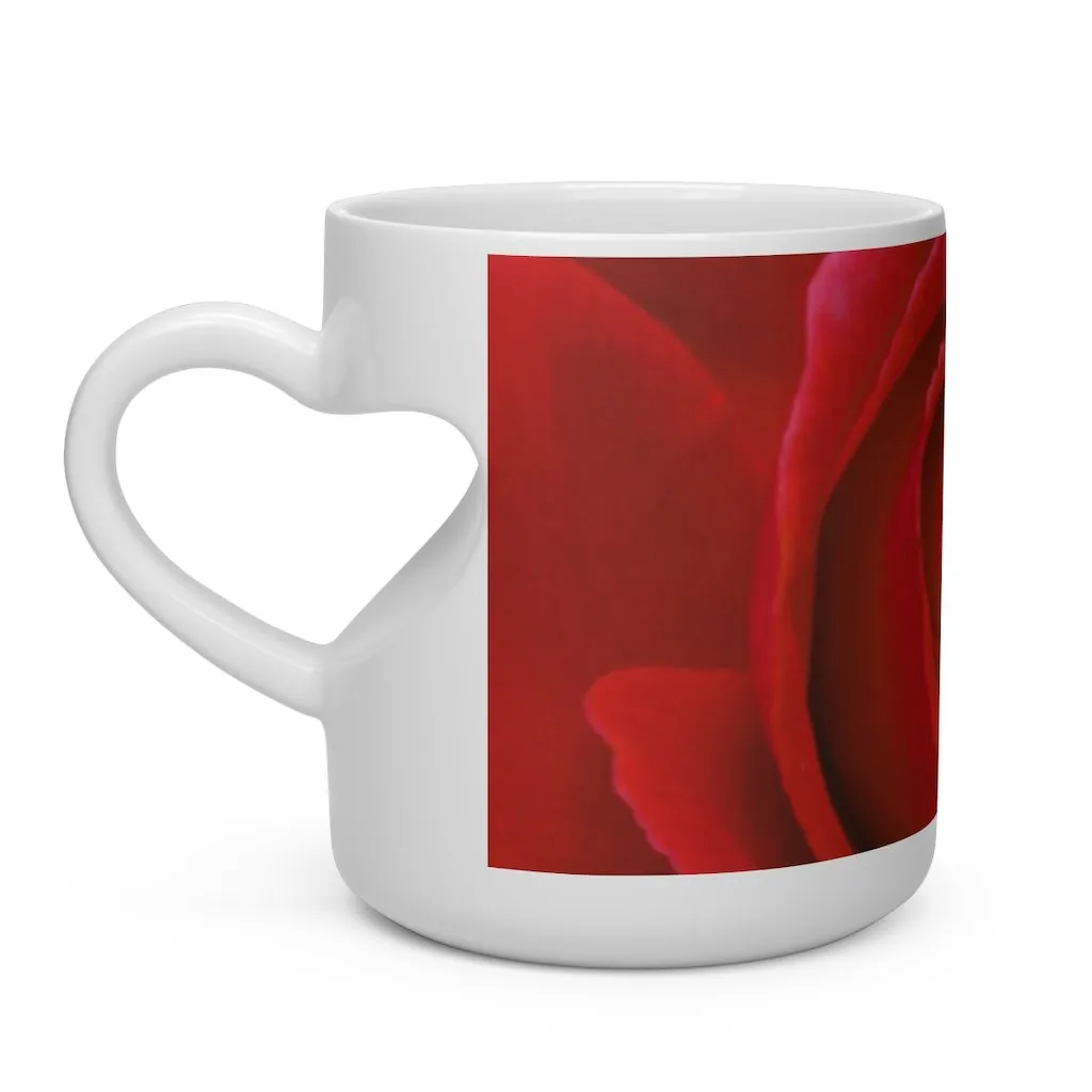 Heart Shape Rose Mug