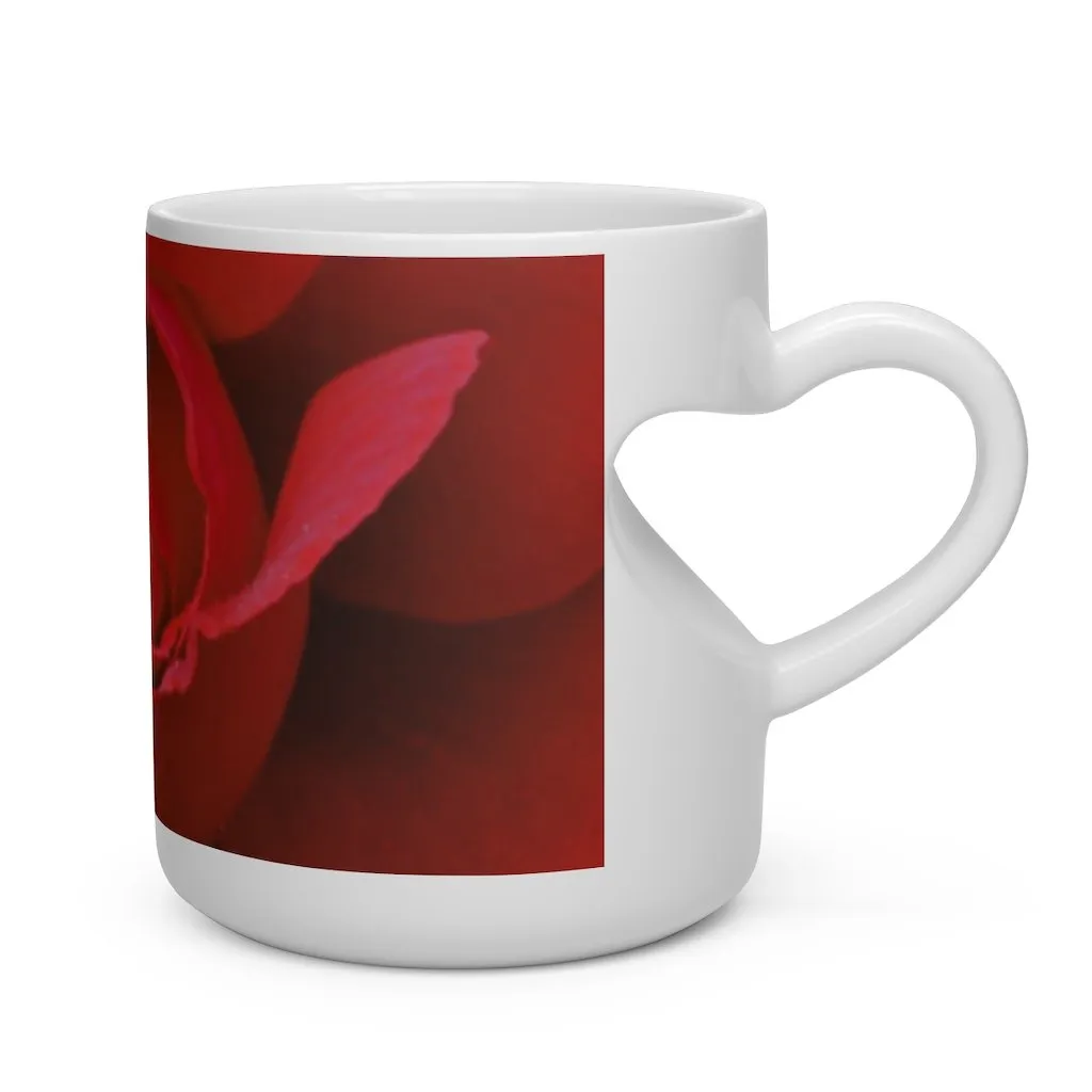 Heart Shape Rose Mug